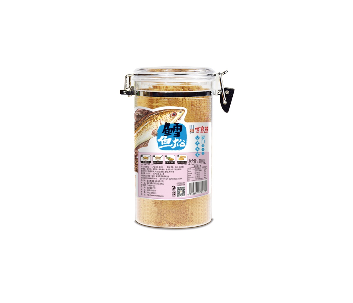 310克精品罐裝肉松-鱈魚(yú)松